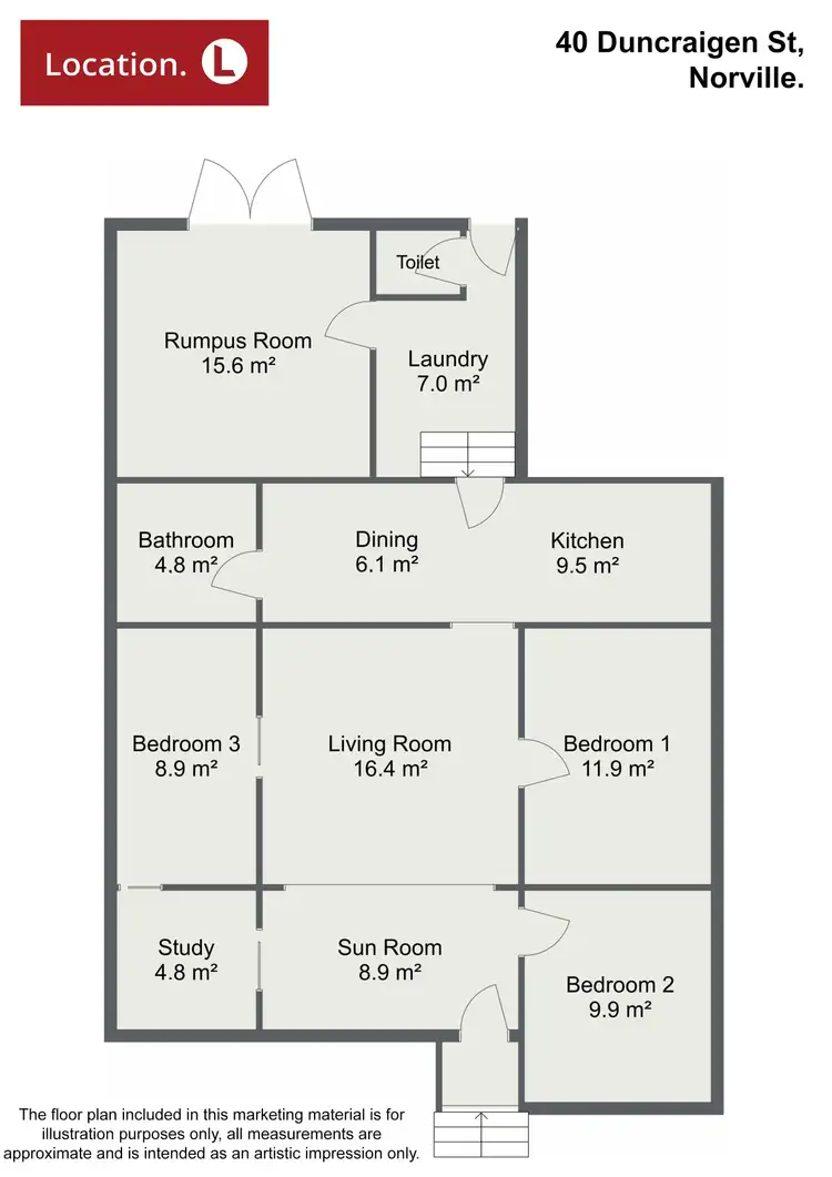 Floorplan of Homely house listing, 40 Duncraigen Street, Norville QLD 4670