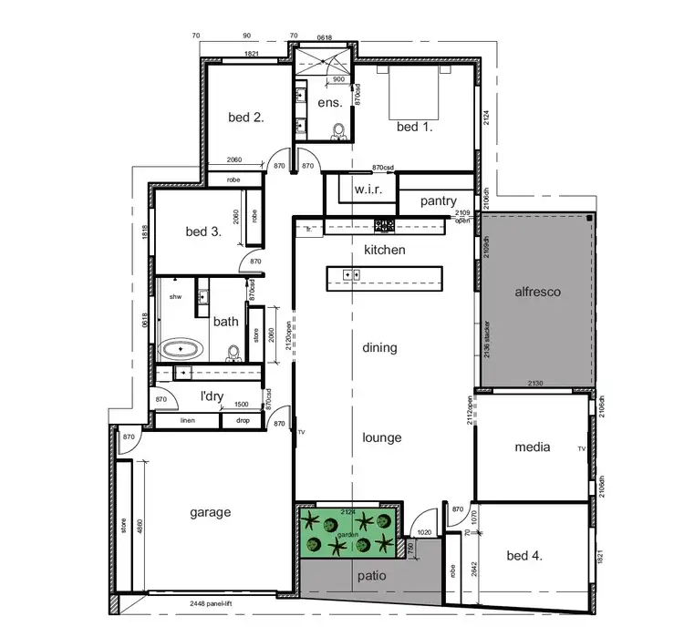 Floorplan of Homely house listing, 13 North West Avenue, Innes Park QLD 4670