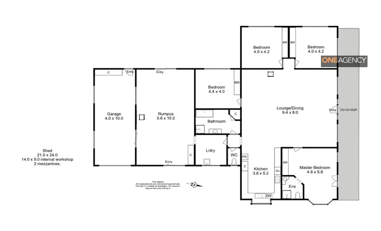 Floorplan of Homely house listing, 91 Plummers Road, Mengha TAS 7330