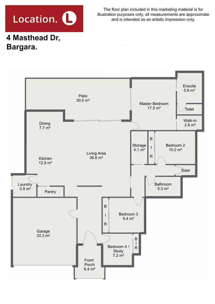 Floorplan of Homely house listing, 4 Masthead Drive, Bargara QLD 4670