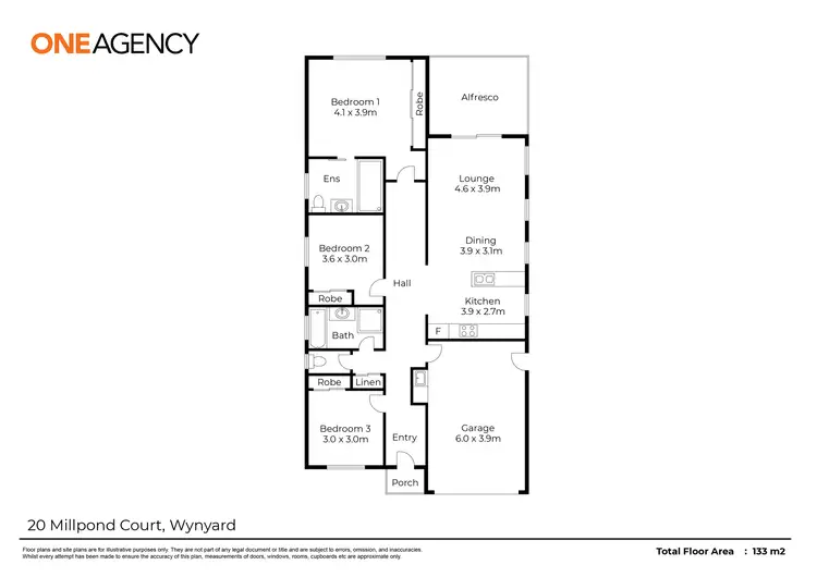Floorplan of Homely house listing, 20 Millpond Court, Wynyard TAS 7325