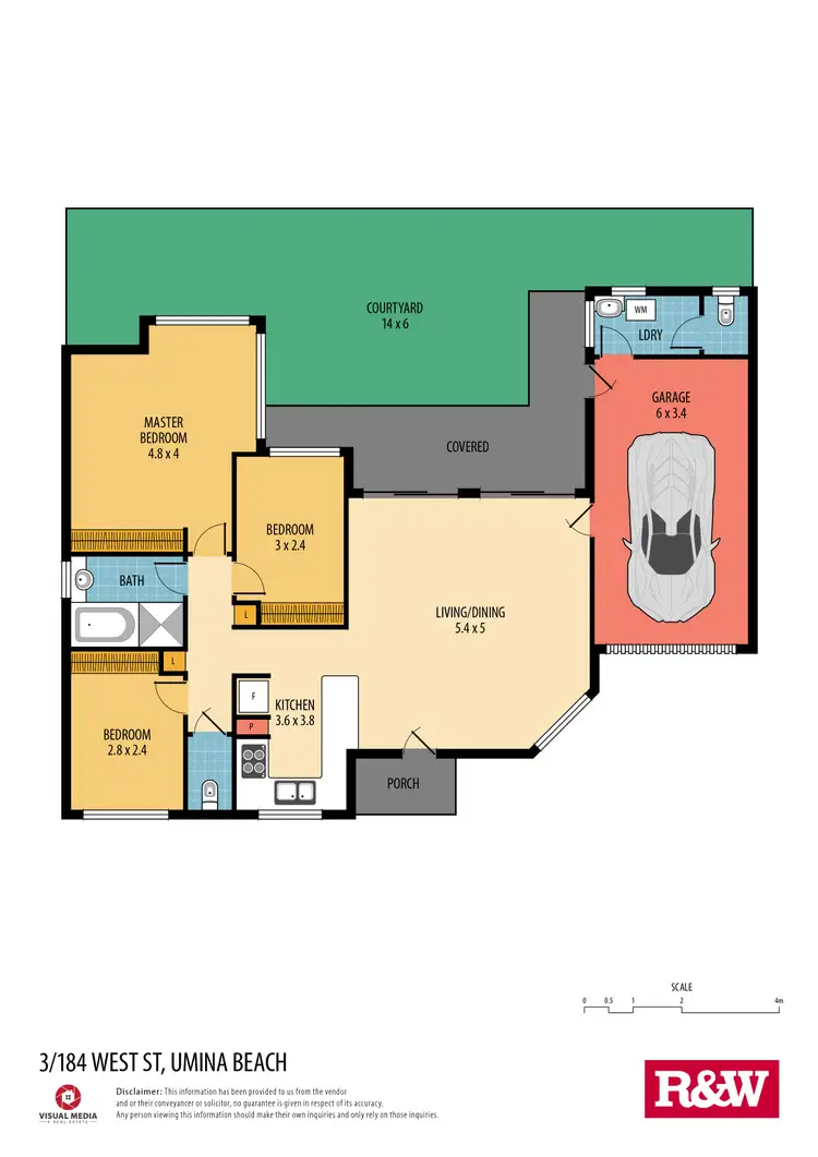 Floorplan of Homely villa listing, 3/184 West Street, Umina Beach NSW 2257