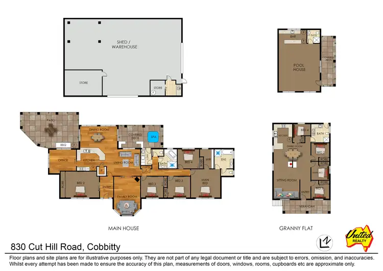 Floorplan of Homely rural property listing, 830 Cut Hill Road, Cobbitty NSW 2570
