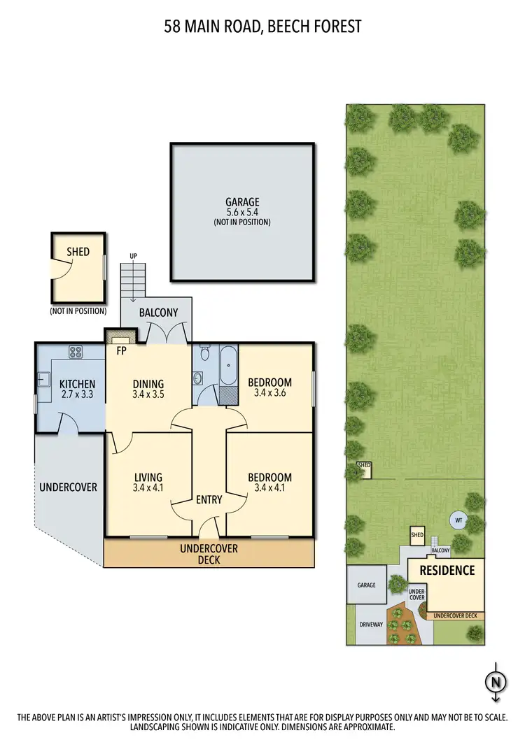 Floorplan of Homely house listing, 58 Main Road, Beech Forest VIC 3237