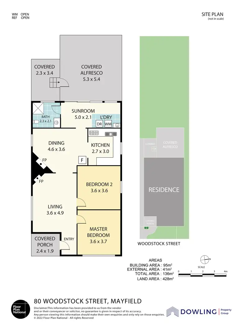 Floorplan of Homely house listing, 80 Woodstock Street, Mayfield NSW 2304