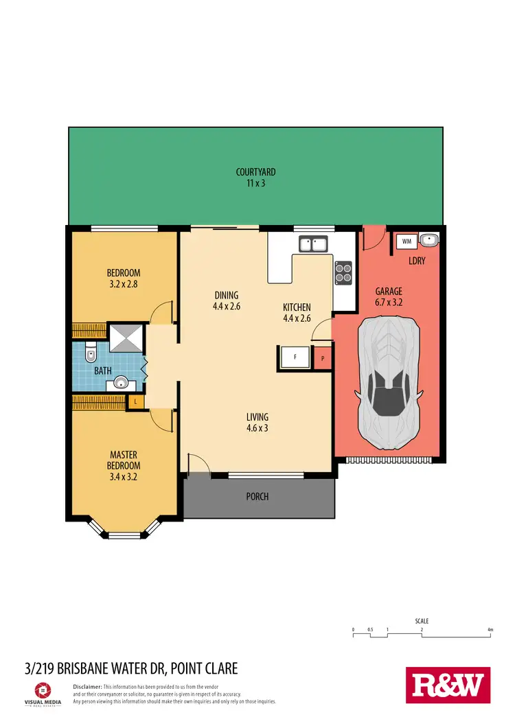 Floorplan of Homely villa listing, 3/219 Brisbane Water Drive, Point Clare NSW 2250