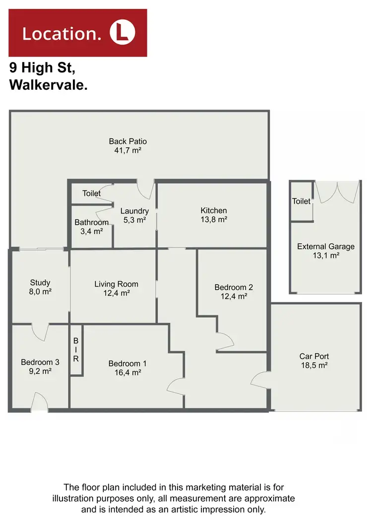 Floorplan of Homely house listing, 9 High Street, Walkervale QLD 4670