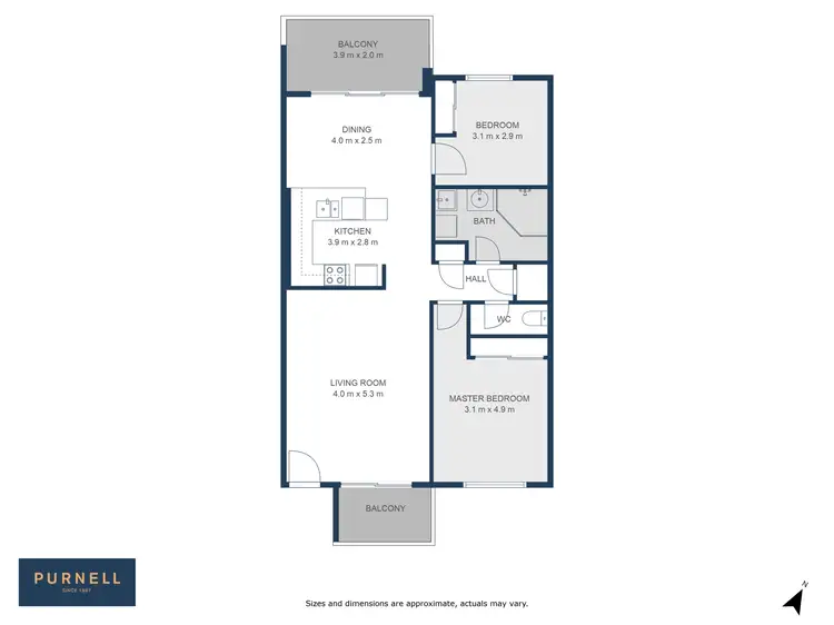Floorplan of Homely apartment listing, 201/15 Jardine Street, Kingston ACT 2604