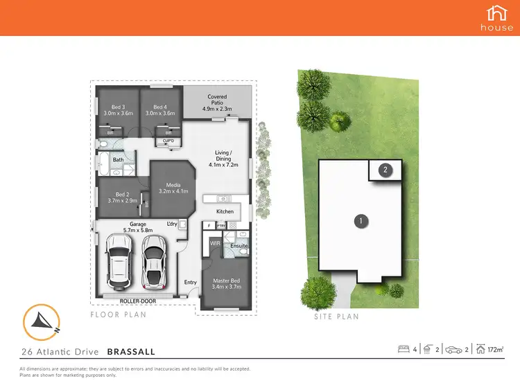 Floorplan of Homely house listing, 26 Atlantic Drive, Brassall QLD 4305