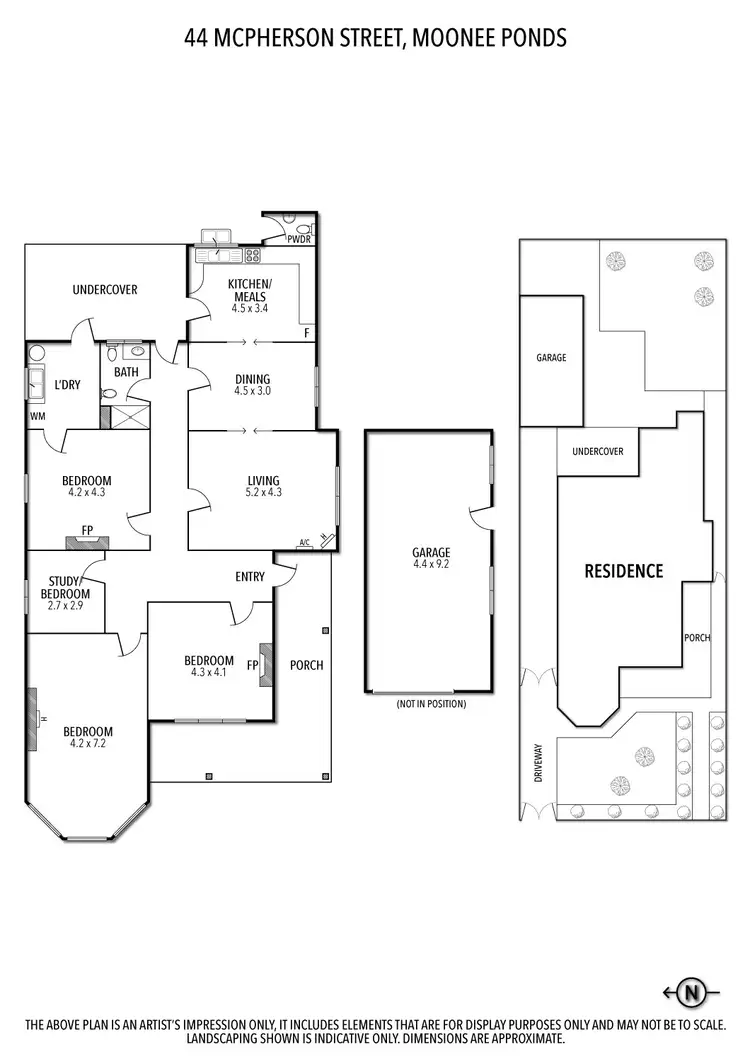 Floorplan of Homely house listing, 44 McPherson Street, Moonee Ponds VIC 3039