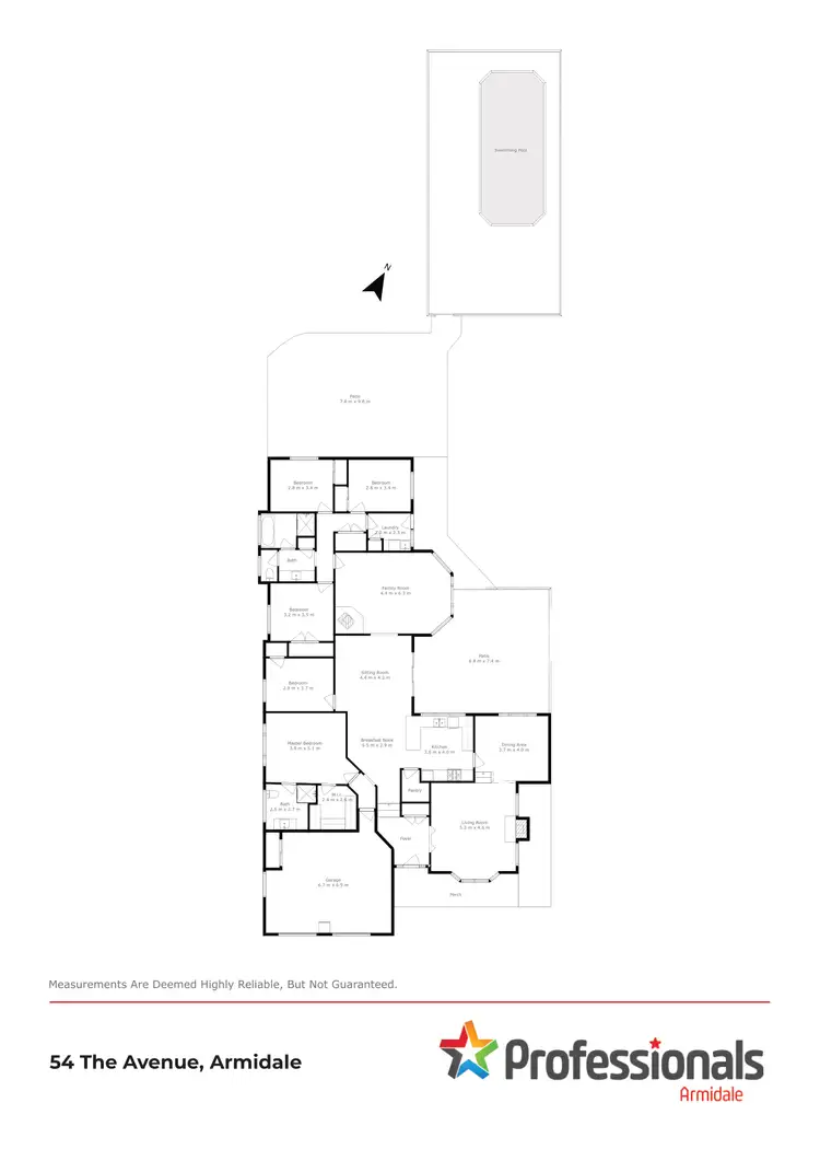 Floorplan of Homely house listing, 54 The Avenue, Armidale NSW 2350
