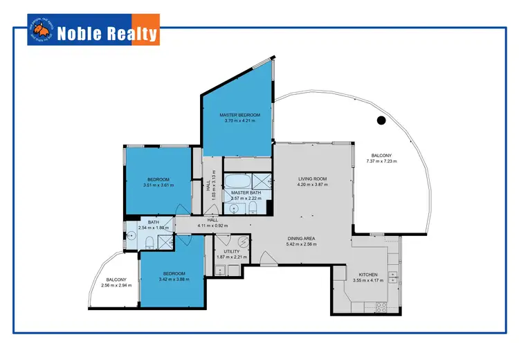 Floorplan of Homely unit listing, 501/22-30 Manning Street, Tuncurry NSW 2428