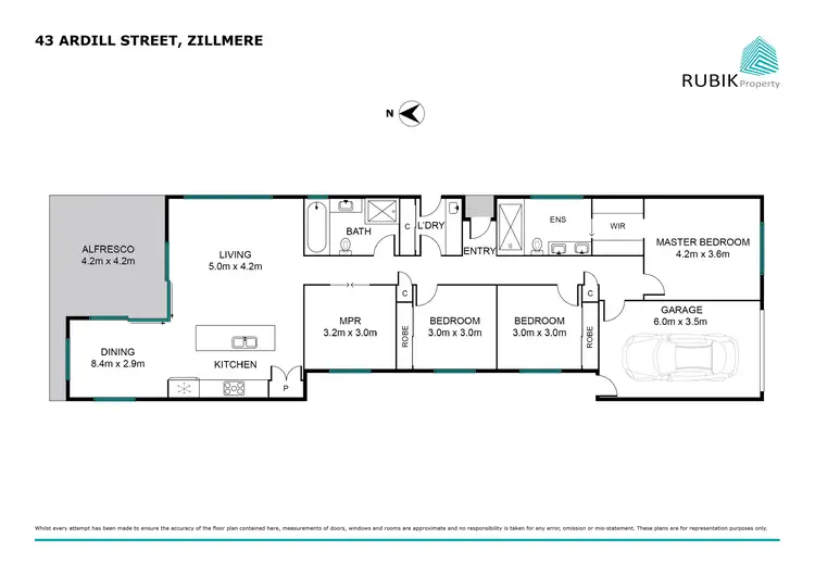 Floorplan of Homely house listing, 43 Ardill Street, Zillmere QLD 4034