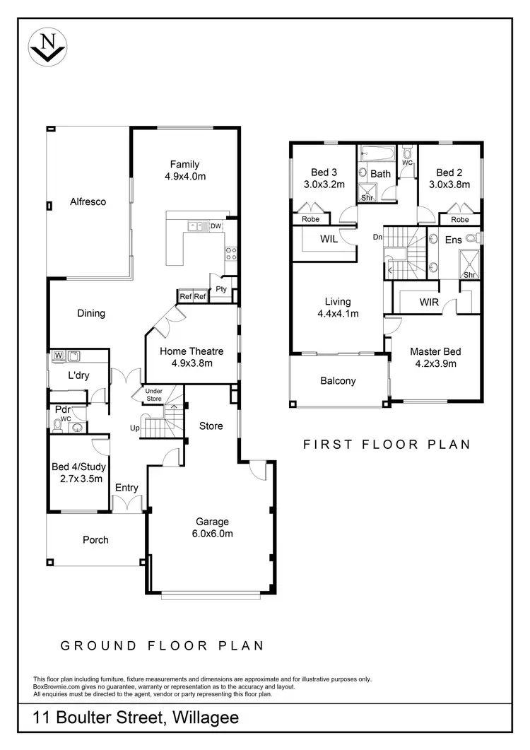 Floorplan of Homely house listing, 11 Boulter Street, Willagee WA 6156