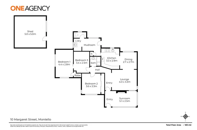 Floorplan of Homely house listing, 10 Margaret Street, Montello TAS 7320