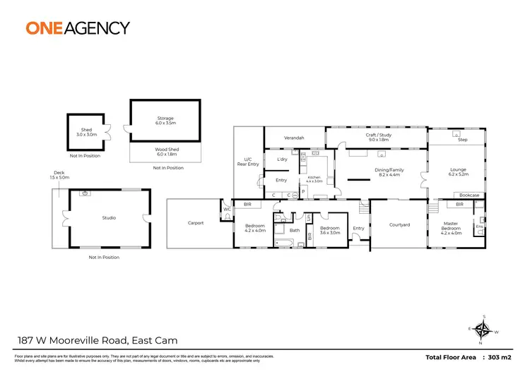 Floorplan of Homely rural property listing, 187 West Mooreville Road, East Cam TAS 7321