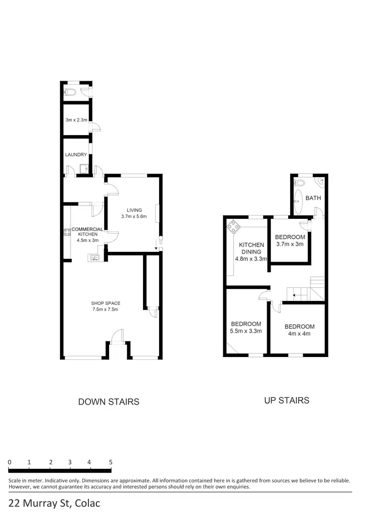 Floorplan of Homely unit listing, 22 Murray Street, Colac VIC 3250