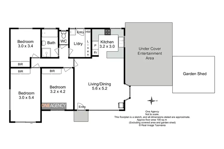 Floorplan of Homely unit listing, 2/7 Cripps Street, Stanley TAS 7331