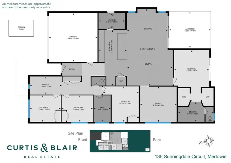 Floorplan of Homely house listing, 135 Sunningdale Circuit, Medowie NSW 2318