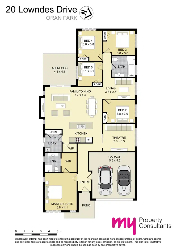 Floorplan of Homely house listing, 20 Lowndes Drive, Oran Park NSW 2570
