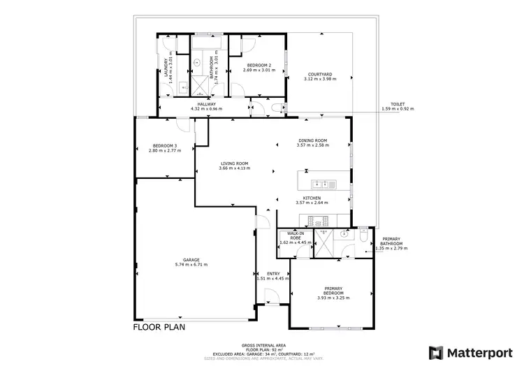 Floorplan of Homely house listing, 6C Bryan Place, Stirling WA 6021