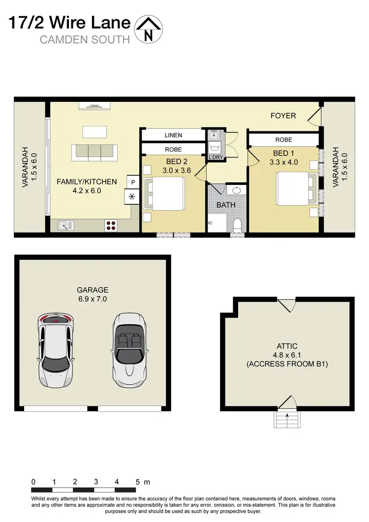 Floorplan of Homely unit listing, 17/2 Wire Lane, Camden South NSW 2570