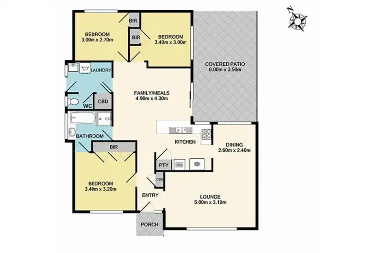 Floorplan of Homely house listing, 296 Princes Highway, Narre Warren VIC 3805