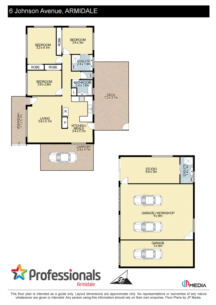 Floorplan of Homely house listing, 6 Johnson Avenue, Armidale NSW 2350