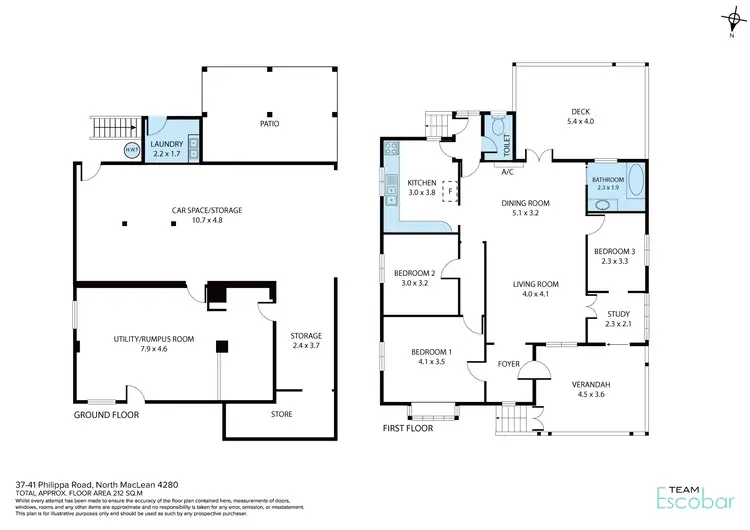 Floorplan of Homely rural property listing, 37-41 Philippa Road, North Maclean QLD 4280