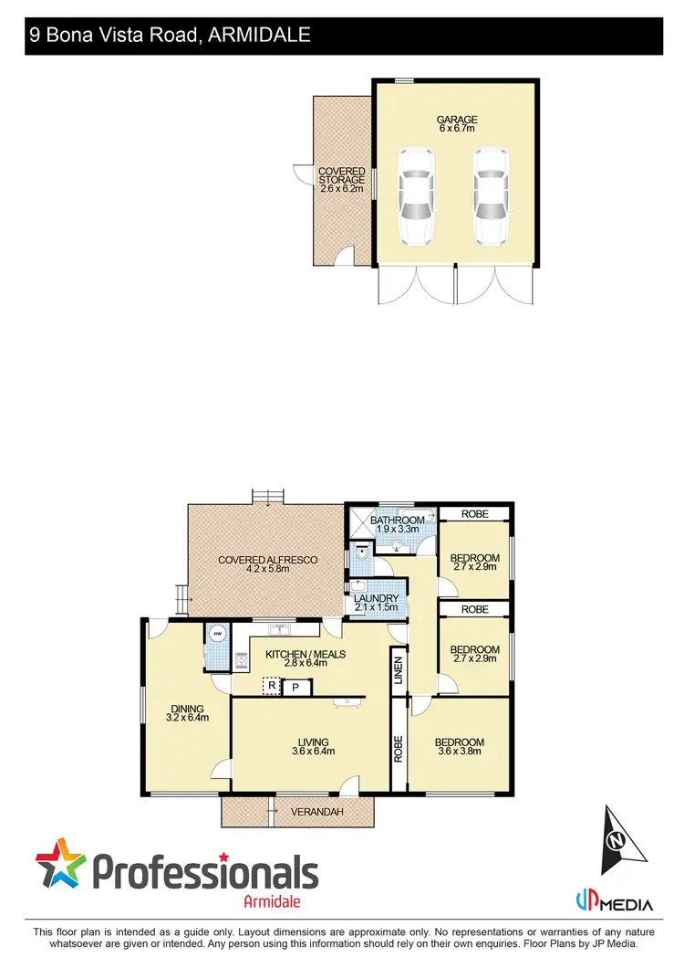 Floorplan of Homely house listing, 9 Bona Vista Road, Armidale NSW 2350