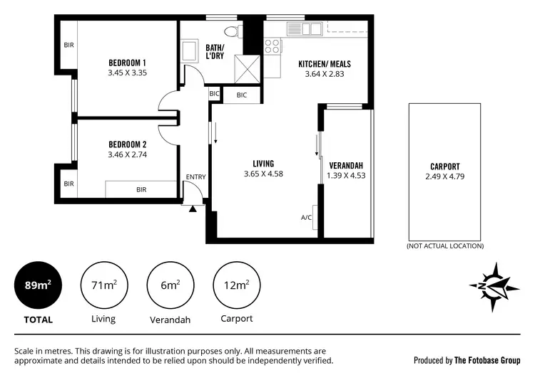 Floorplan of Homely unit listing, 5/32 Charles Street, Ascot Park SA 5043