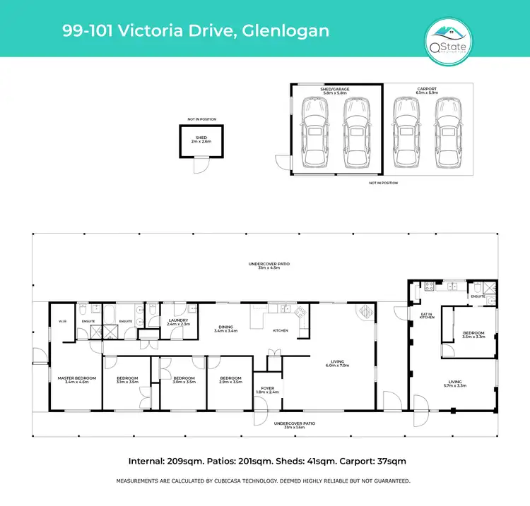 Floorplan of Homely house listing, 99-101 Victoria Drive, Jimboomba QLD 4280
