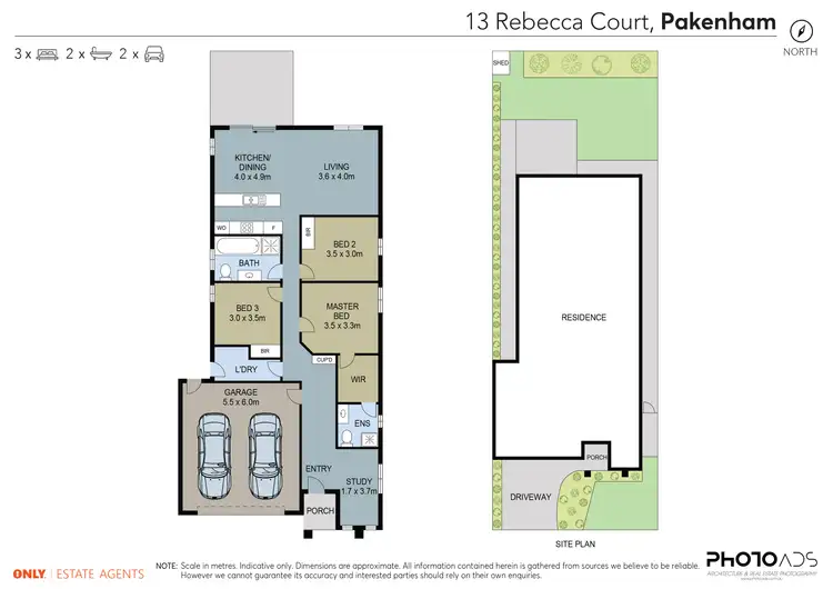 Floorplan of Homely house listing, 13 Rebecca Court, Pakenham VIC 3810