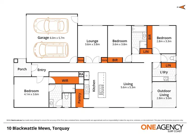 Floorplan of Homely house listing, 10 Blackwattle Mews, Torquay VIC 3228