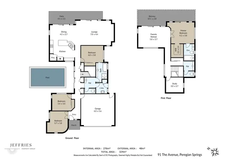 Floorplan of Homely house listing, 91 The Avenue, Peregian Springs QLD 4573