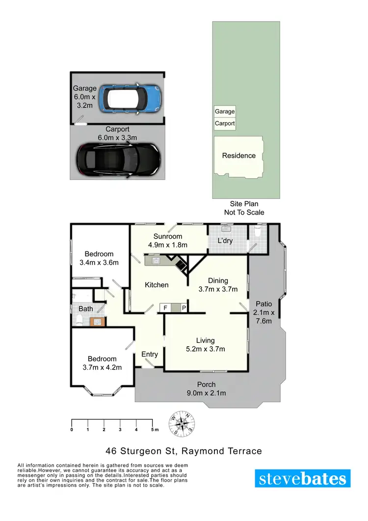 Floorplan of Homely house listing, 46 Sturgeon Street, Raymond Terrace NSW 2324