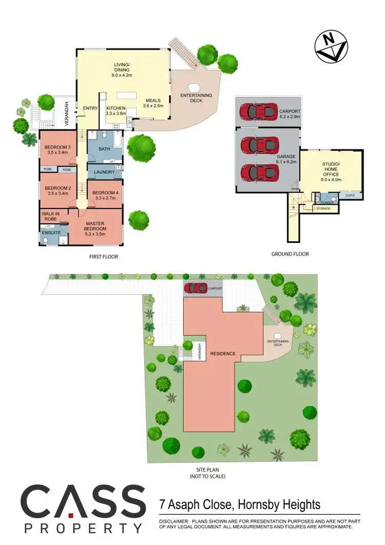 Floorplan of Homely house listing, 7 Asaph Close, Hornsby Heights NSW 2077