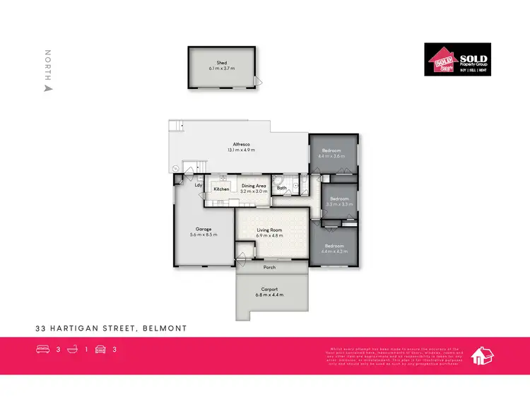 Floorplan of Homely house listing, 33 Hartigan Street, Belmont QLD 4153