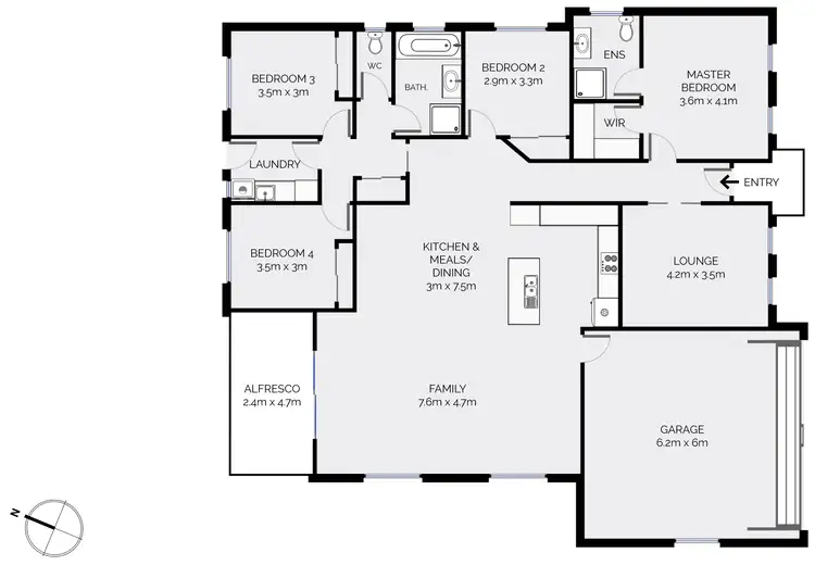 Floorplan of Homely house listing, 12 Fairleigh Place, Kelso NSW 2795
