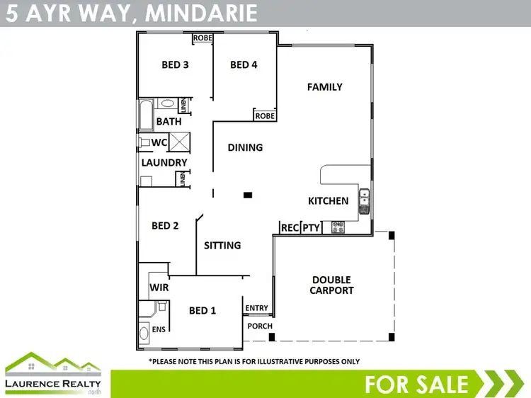 Floorplan of Homely house listing, 5 Ayr Way, Mindarie WA 6030