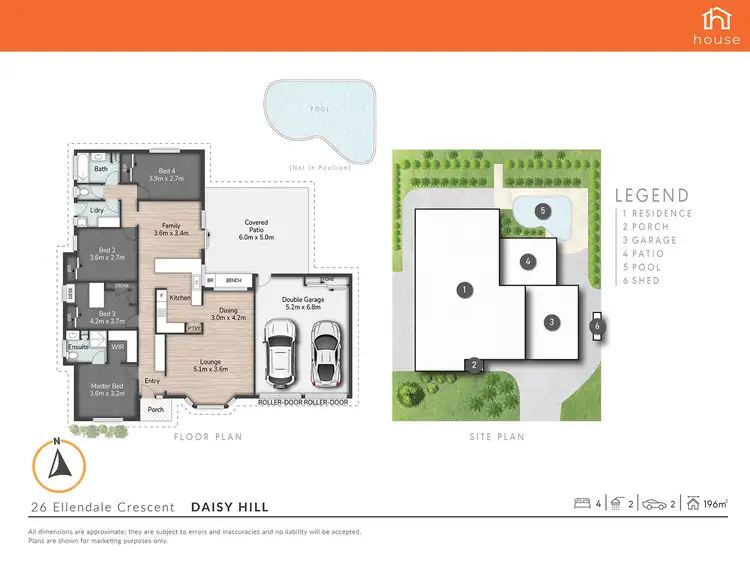 Floorplan of Homely house listing, 26 Ellendale Crescent, Daisy Hill QLD 4127