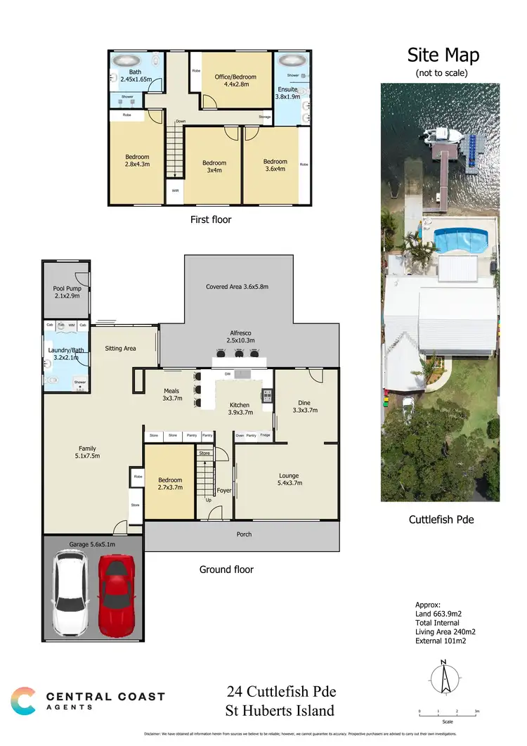 Floorplan of Homely house listing, 24 Cuttlefish Parade, St Huberts Island NSW 2257
