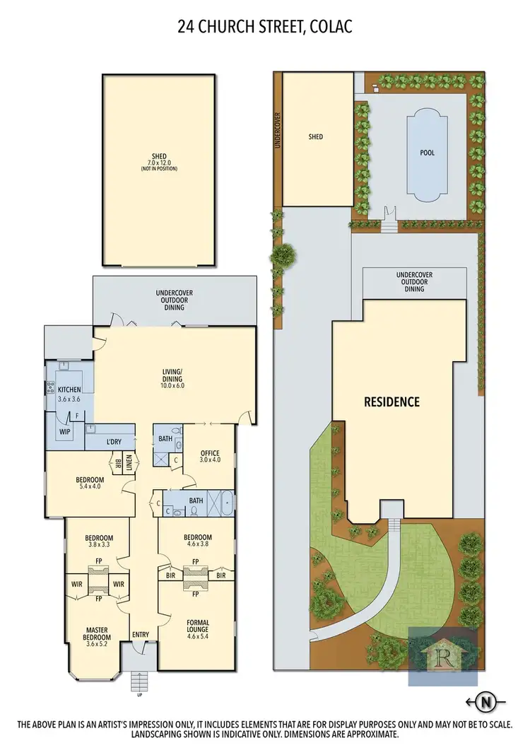 Floorplan of Homely house listing, 24 Church Street, Colac VIC 3250