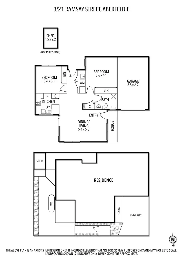 Floorplan of Homely unit listing, 3/21 Ramsay Street, Aberfeldie VIC 3040