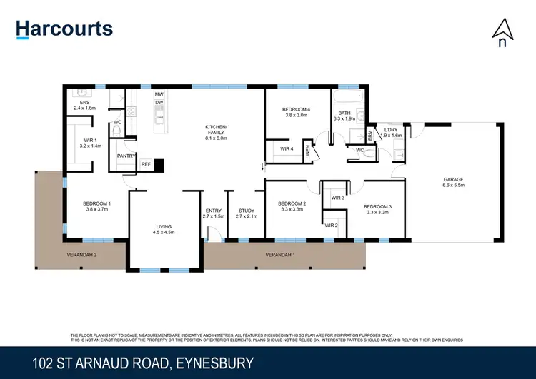 Floorplan of Homely house listing, 102 Saint Arnaud Road, Eynesbury VIC 3338