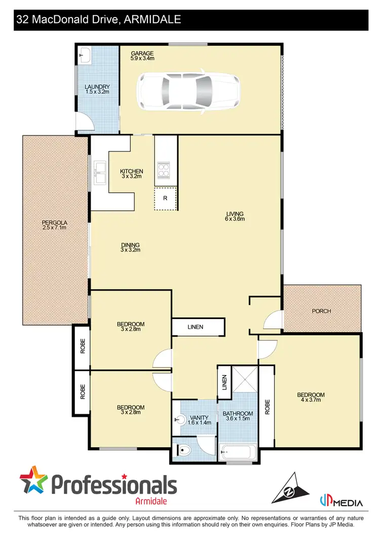 Floorplan of Homely house listing, 32 MacDonald Drive, Armidale NSW 2350