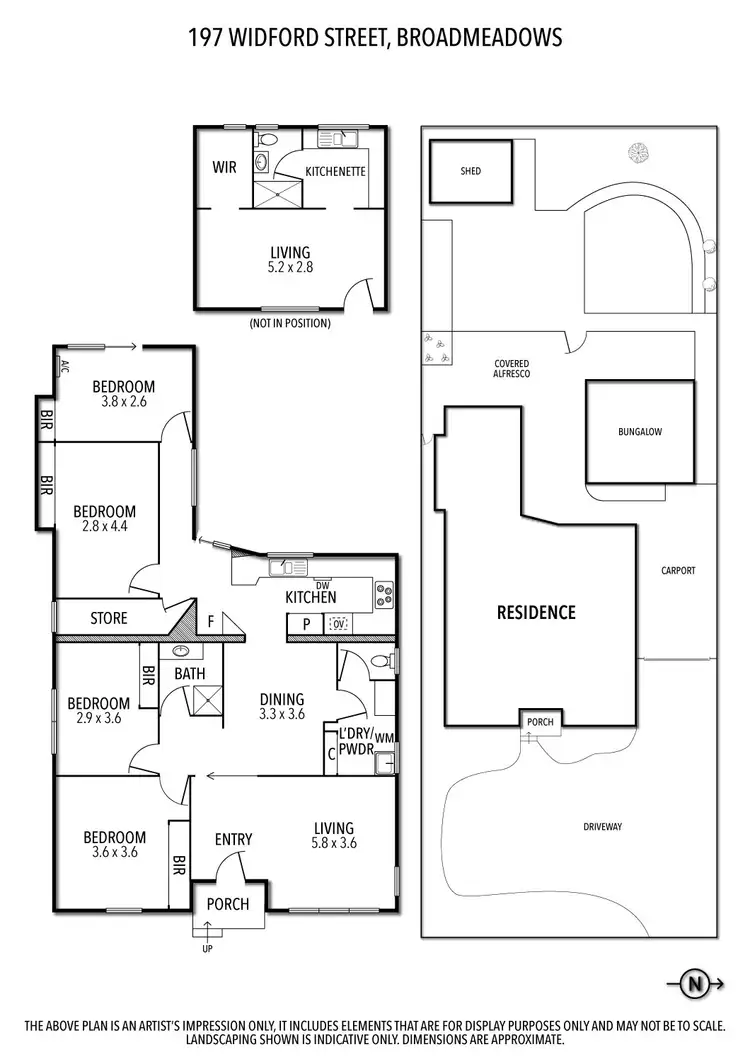 Floorplan of Homely house listing, 197 Widford Street, Broadmeadows VIC 3047