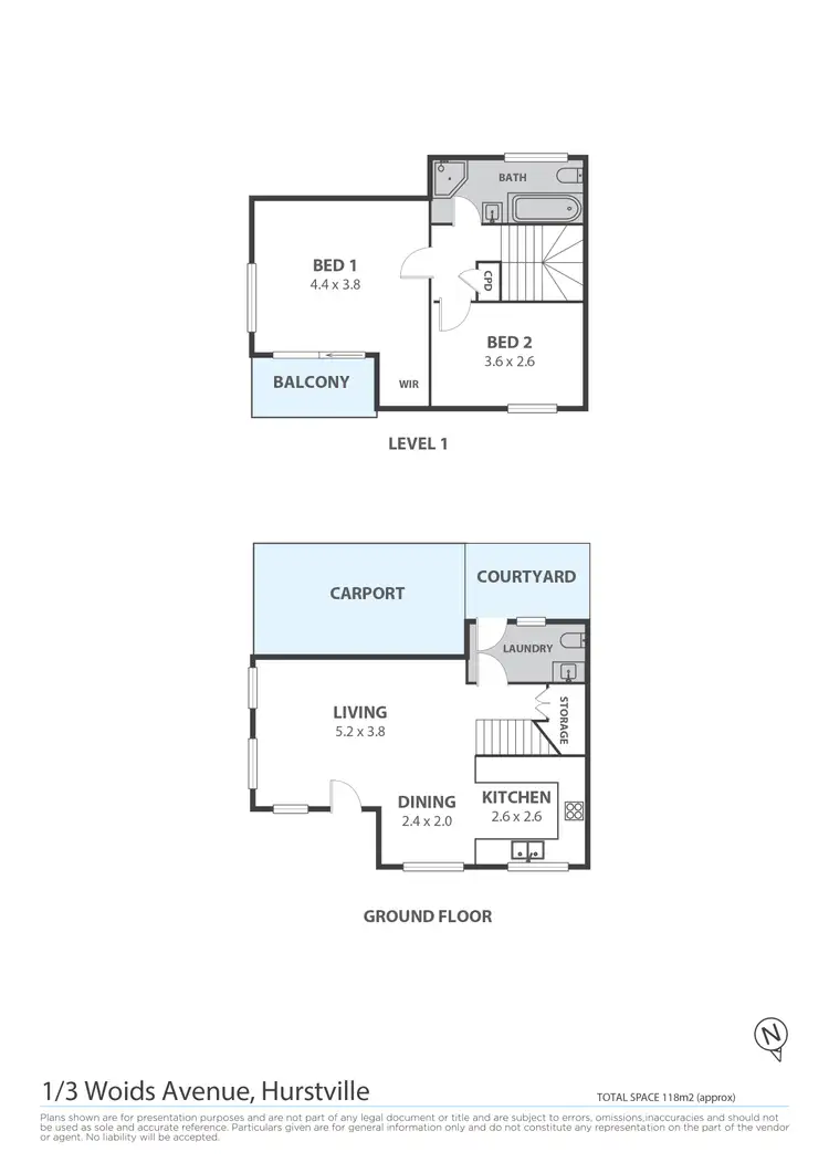 Floorplan of Homely block of units listing, 3 Woids Avenue, Hurstville NSW 2220