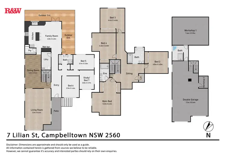Floorplan of Homely house listing, 7 Lilian Street, Campbelltown NSW 2560
