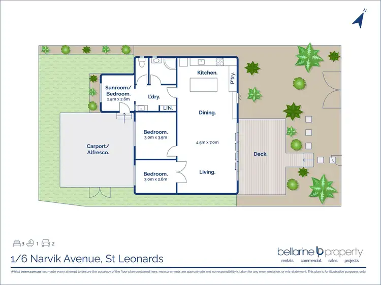 Floorplan of Homely house listing, 1/6 Narvik Avenue, St Leonards VIC 3223